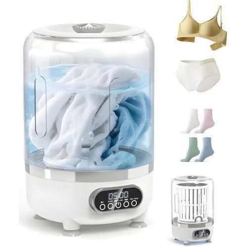 Mini Lave-Linge Portable Pliable – Machine à Laver Électrique Semi-Automatique Multifonction