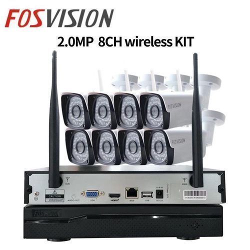 Wifi NVR KIT 8CH 720 P HD Sans Fil IP Caméra NVR Système De Sécurité CCTV WIFI IP