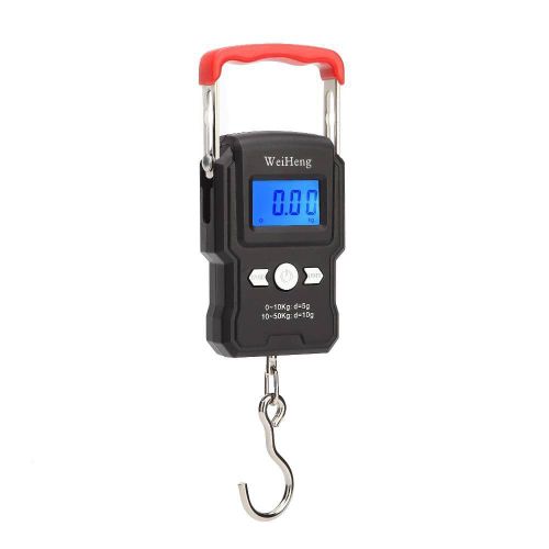 Électronique Balance Numérique Portable Crochet Pêche Voyage Double Précision De Poids De Bagage