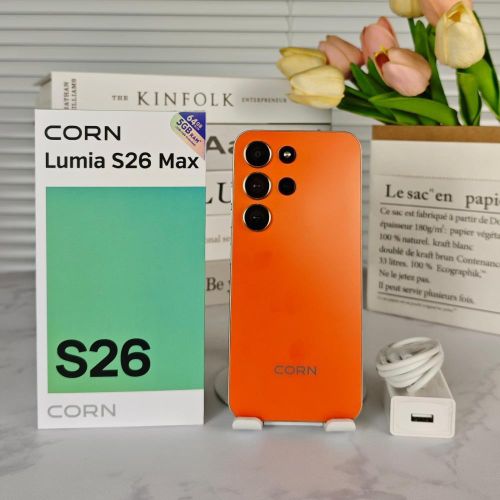 Lumia S26 Max orange - 6,6 Pouces - (2+3)Go/64Go - 8Mpx/13Mpx - 5000 MAH - Orange