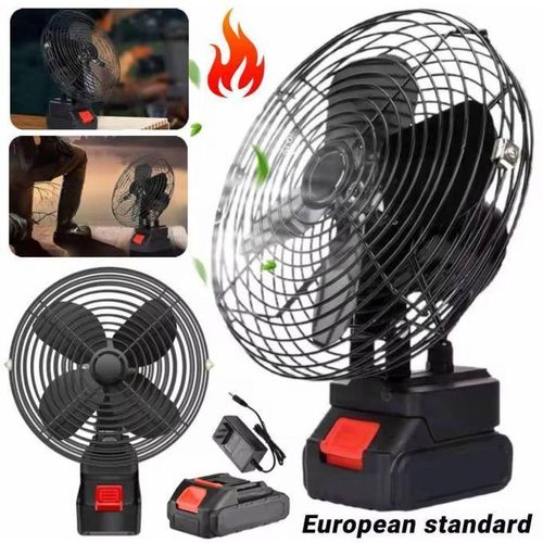 Mini ventilateur rechargeable métallique à deux vitesses
