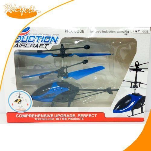 Jouet Hélicoptère à Induction Infrarouge-BLEU