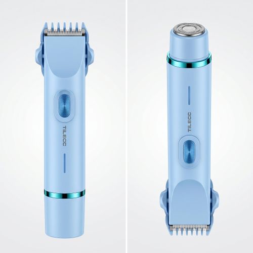 2-en-1 Électrique tondeuse de cheveux & rasoir professionnel sans fil tondeuse de cheveux avec 13mm lame USB rechargeable pour les hommes barbe moustache soins du corps
