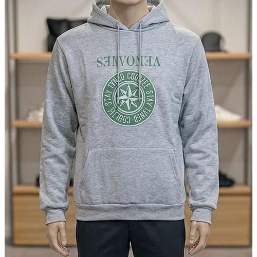Pull à Capuche Pour Homme Automne Et Hiver - Gris