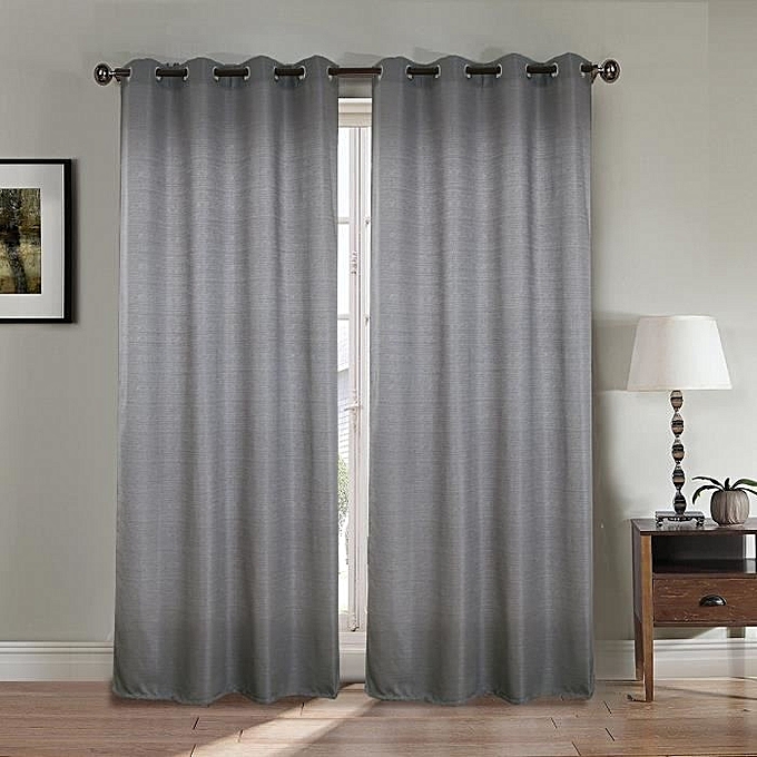 Generic Rideaux Voilage Prêt à Poser 250*280 Cm - Gris ...