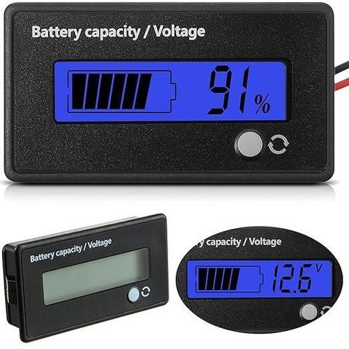 Indicateurs de tension et de puissance 12 V-72 V pour véhicules électriques à batterie au plomb et batteries lithium-ion ternaires