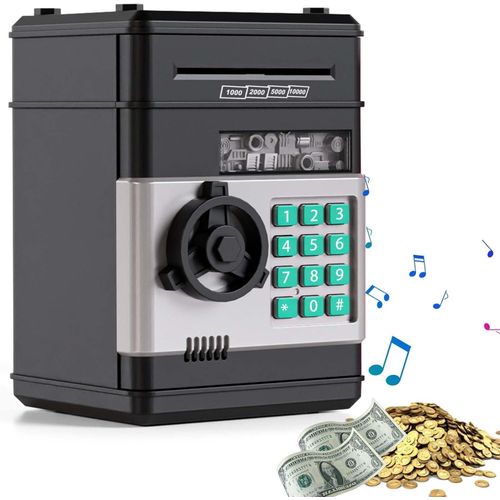 Tirelire électronique à combinaison, tirelire numérique, bocal à monnaie antichoc, boîte de rangement à serrure à combinaison