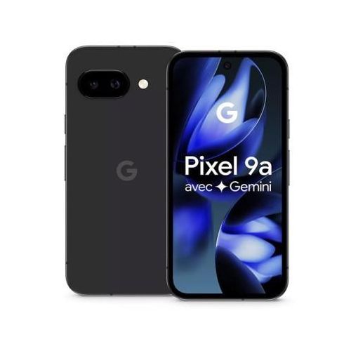 Pixel 9a * 6.3 Pouces * ( 256GB -8GB RAM) Black -5100mAh -48MP Double - 1sim +esim