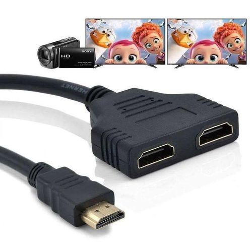 Splitter – duplicateur d’image HDMI 1 entrées vers 2 sorties – HDMI double