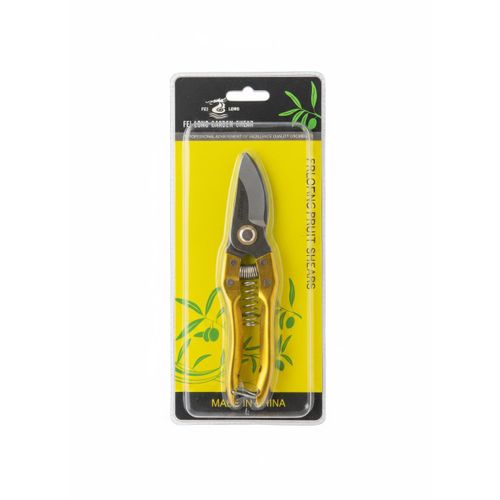 Cisailles à Fruits et Légumes en Acier Inoxydable - Lame de Précision Pointue, Poignée Ergonomique, Ressort Automatique - Pour Bonsaï, Vignes et Cueillette