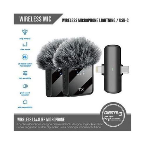 Micro Cravate Sans Fil - Pour IOS Et Type C