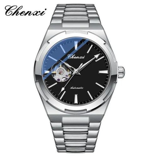 Chenxi Montre Homme De Luxe à Quartz En Acier Inoxydable CH 8856- Montre Automatique - Argent NB