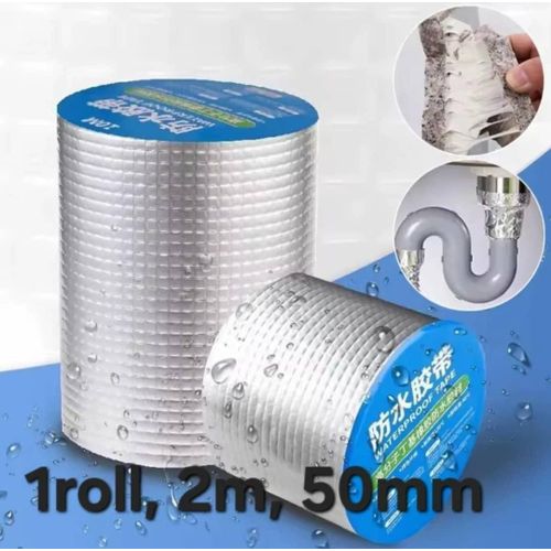 Ruban de Scellage Technique – Haute Étanchéité 2m x 50mm – Bande de Réparation Multi-Surfaces