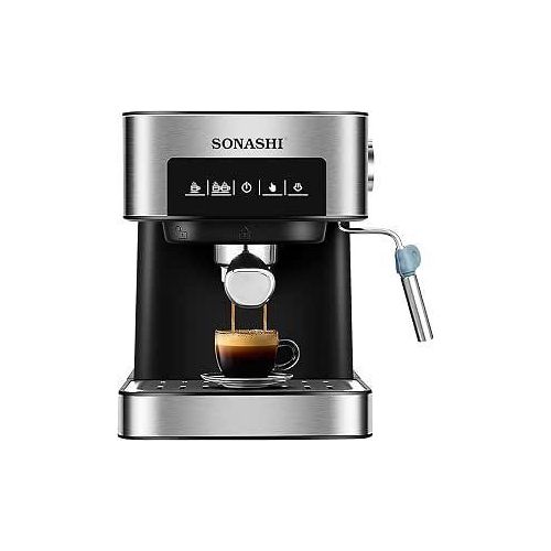 Machine à café expresso tout-en-un, 850 W, réservoir d'eau amovible 1 L, protection contre la surchauffe