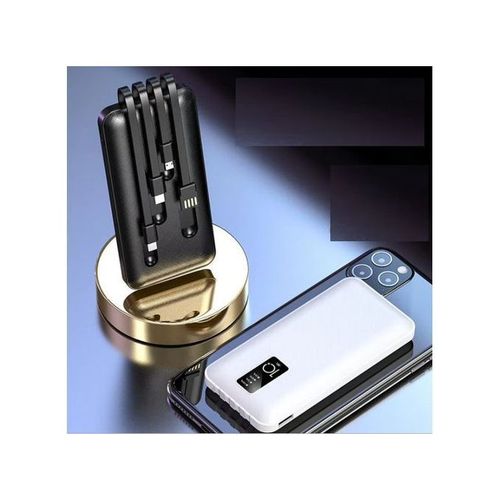 Power Bank Power Banks 4 Câbles Intégrés 10000mAh