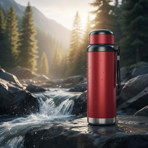Gourde Isotherme Bazik 800ml WU-193 - Bouteille Thermos en Acier Inoxydable Haute Performance