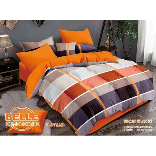 Lot de 2 Draps et 2 Taies - Confort et Élégance pour Lit 3 Places