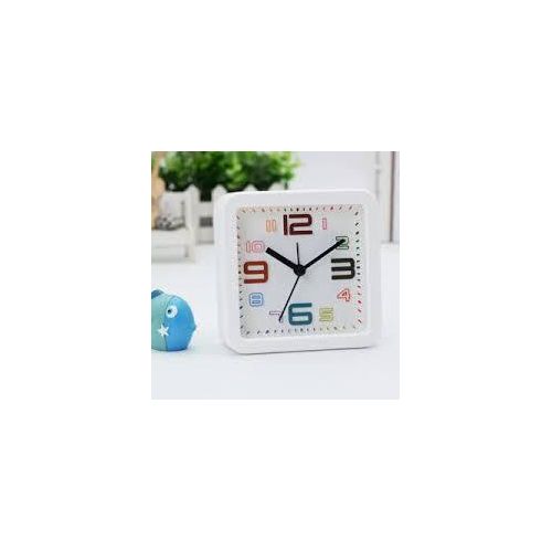 Réveil de table carré coloré pour enfants