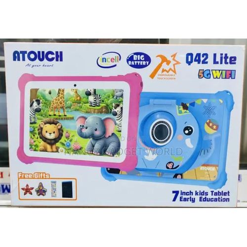 Q42 - Tablette éducative Avec Jeux Préinstallés 8Go/256Go / Ecran 7 Pouces / Android 13 / 5000 mAh