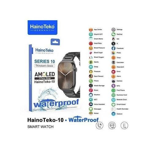 HAINOTEKO Montre Connectée Teko-10 Waterproof