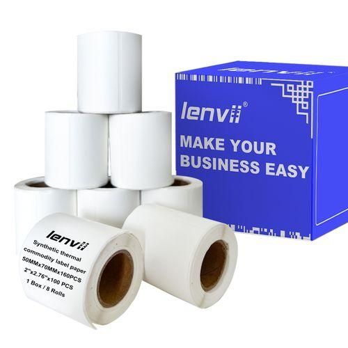 Etiquette Thermique - 50*70*100PCS 4-proof - 8R - Blanc