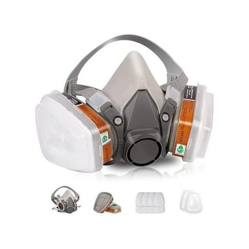 Masque Respiratoire Professionnel Réutilisable PPR – Protection Anti-Poussière, Peinture, Ponçage et Bricolage