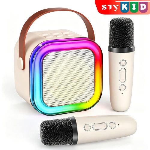 Haut-parleur Bluetooth Portable pour enfants double Microphone petit haut-parleur de Machines de karaoké