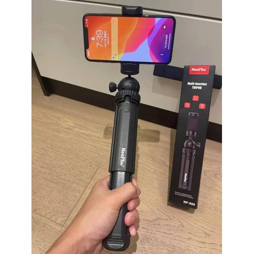 Trépied/perche à selfie multifonctionnel