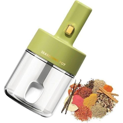 Chic Boîte à épices de cuisine cuillère rétractable