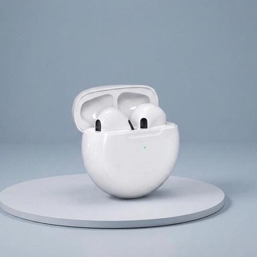 Écouteurs Sans Fil Bluetooth Pro 6 – Basses Puissantes & Autonomie Longue Durée- Blanc Pro 6