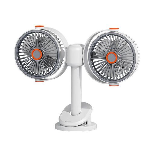 Ventilateur intelligevec moteur sans balais, réglage multi-angles, 4 vitesses, USB, forte puissance de ventilation