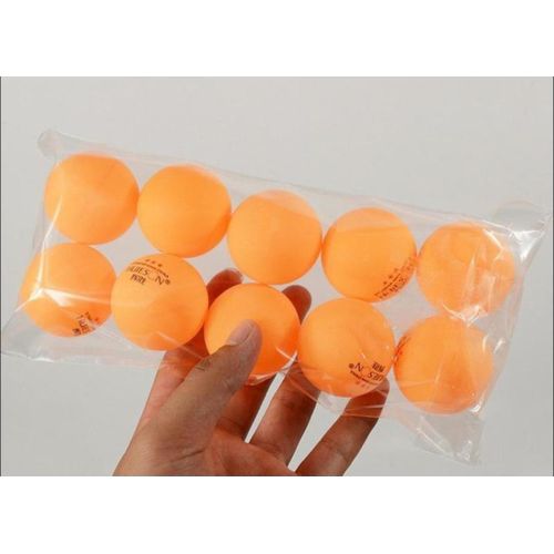 Lot de dix (10) balles de tennis de table (ping-pong)