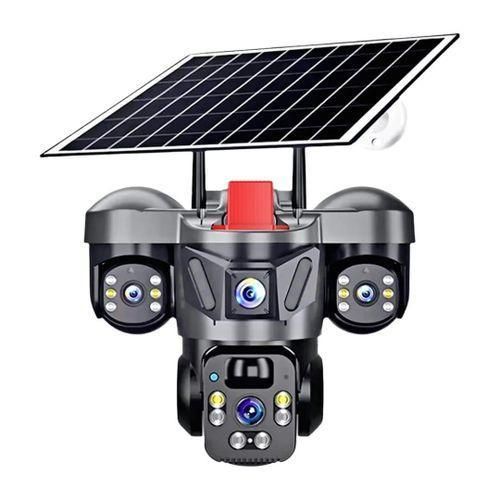 caméra de surveillance solaire Wi-Fi 6K Ultra HD