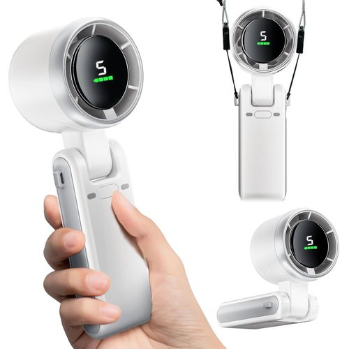 Mini-ventilateur portable Pliable, turbo puissant Rechargeable par USB