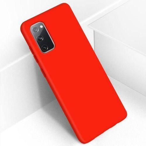 Coque Silicone Compatible Samsung S20 FE - ROUGE