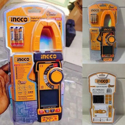 Ingco Pince ampèremétrique digitale AC 600A/4000C DCM66001 JN