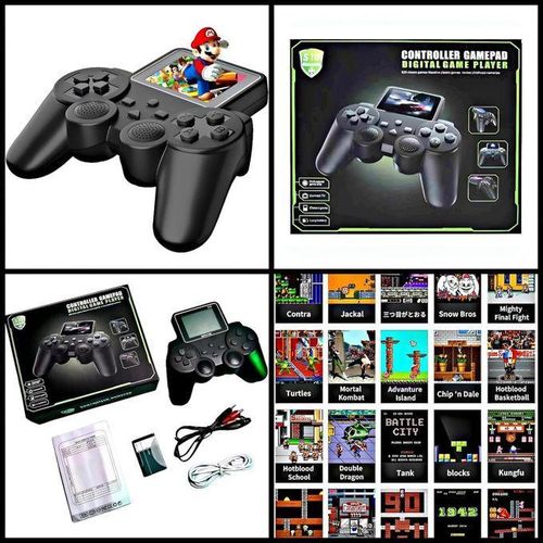 Manette de jeu, console de jeux numérique avec écran LED, 520 jeux rétro classiques, jeu vidéo pour enfants