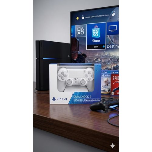 Manette PS4 DualShock 4 Wireless Controller, Blanc