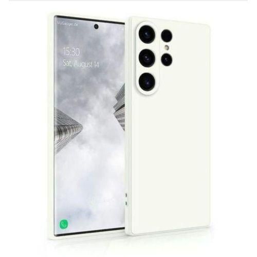 Coque Silicone Compatible pour Samsung Galaxy S26 Ultra - Blanc