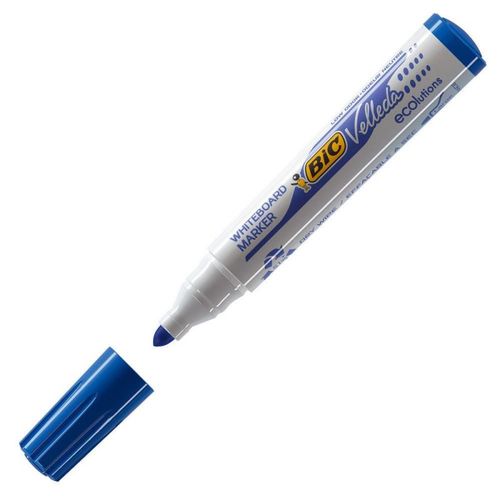 Marqueur Tableau Bleu Marque Bic Paquet De 12