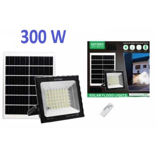 Projecteur Solaire LED-300W - Noir