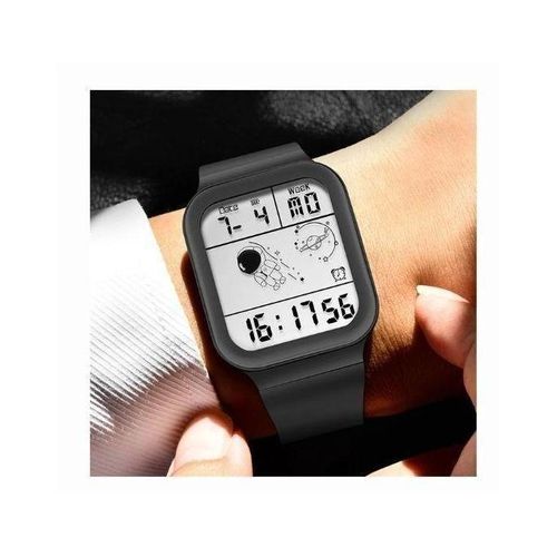 Cool Montre-bracelet Numérique Pour Hommes Et Femmes