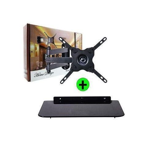 Support Mural TV - Pivotant -Robot 14 - 46+ DVD/Décodeur Compatible