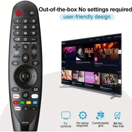 Tlcommande Magique Vocale Pour Smart TV LG Magic Remote AN-MR20GA - Noir