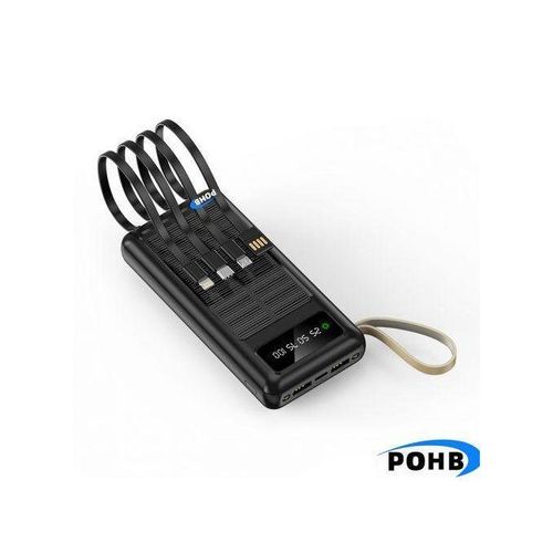 POHB Power Bank Portable - Charge Rapide - 20000mah Y100 - Noir