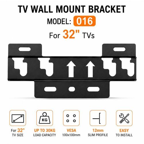 Support mural pour téléviseur à écran plat LED/LCD/PDP de 32 pouces