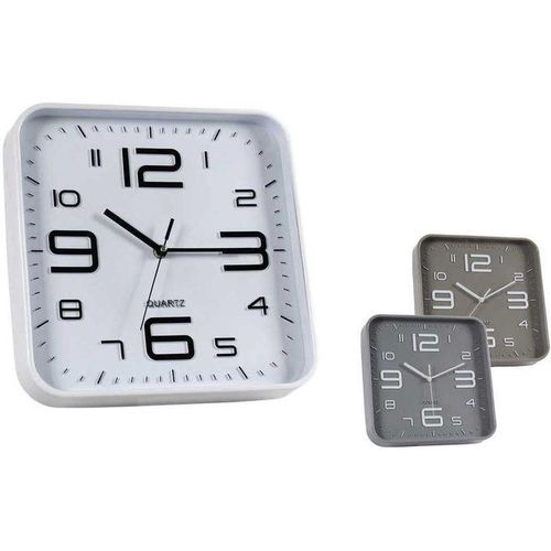 Horloge murale carrée moderne avec chiffres 3D pour décoration d'intérieur, 30,5 cm, horloge murale silencieuse sans tic-tac, fonctionne à piles, salon, chambre à coucher