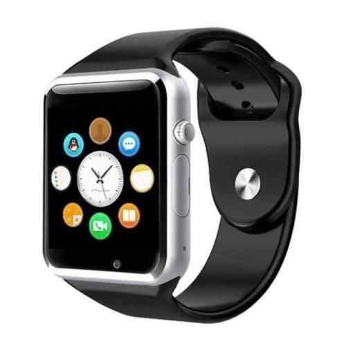 Montre Connectée Avec TF-Caméra Et La Carte SIM Pour Android - Noir