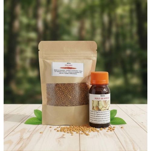 GRAINS DE FENUGREC 100 G+HUILE DE KIGELIA 60 ML