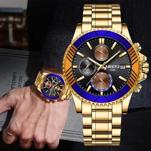 Montre Homme De Luxe En Acier Inoxydable - Idéal Pour Le Business- Modèle 2023